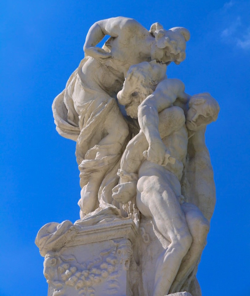 Statue am Victor Emanuel II Momument in Rom Piazza Venezia in Italien