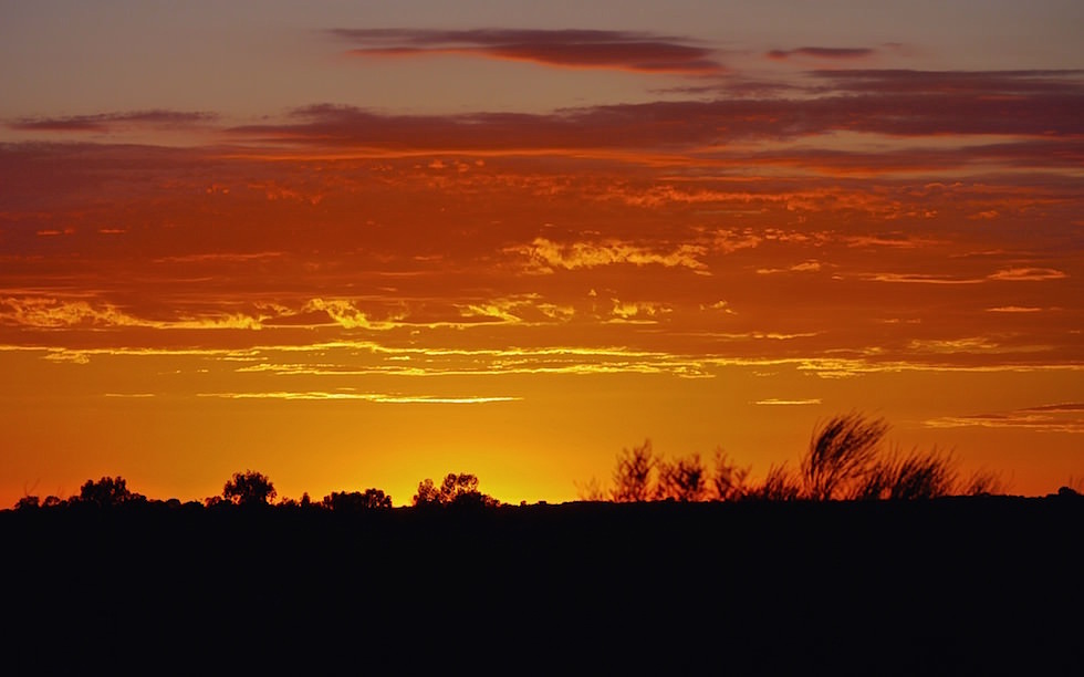 Sunrise Uluru - Ayres Rock - Northern Territory Australia