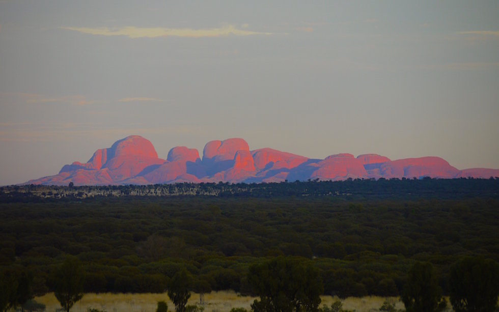 Sunset Kata Tjuta - The Olgas near Uluru Austalia - Northern Territory