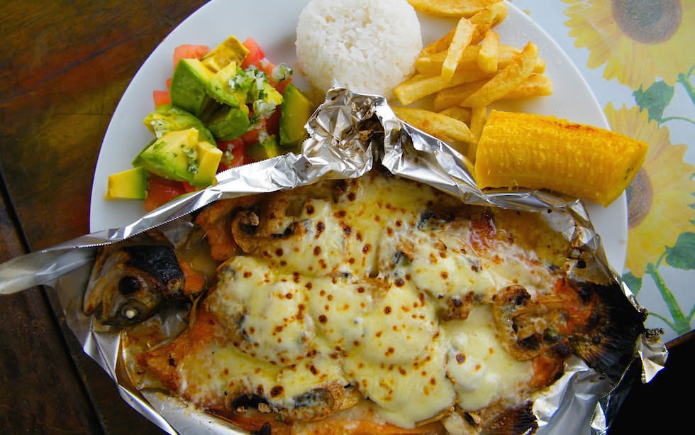 Salento Kolumbien - Essen Trucha