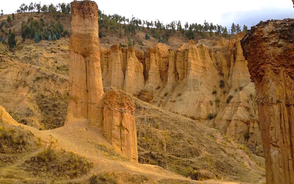 Huancayo - Torre Torre - Sandsteintürme - Wandern und Picknicken Peru