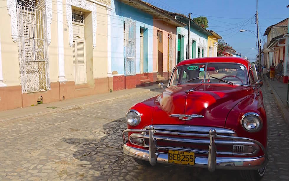 Straßen und Oldtimer in Trinidad Kuba