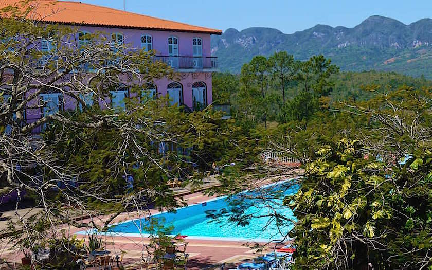 Hotel bei Aussichtsplattform ins Vinales Tal Kuba