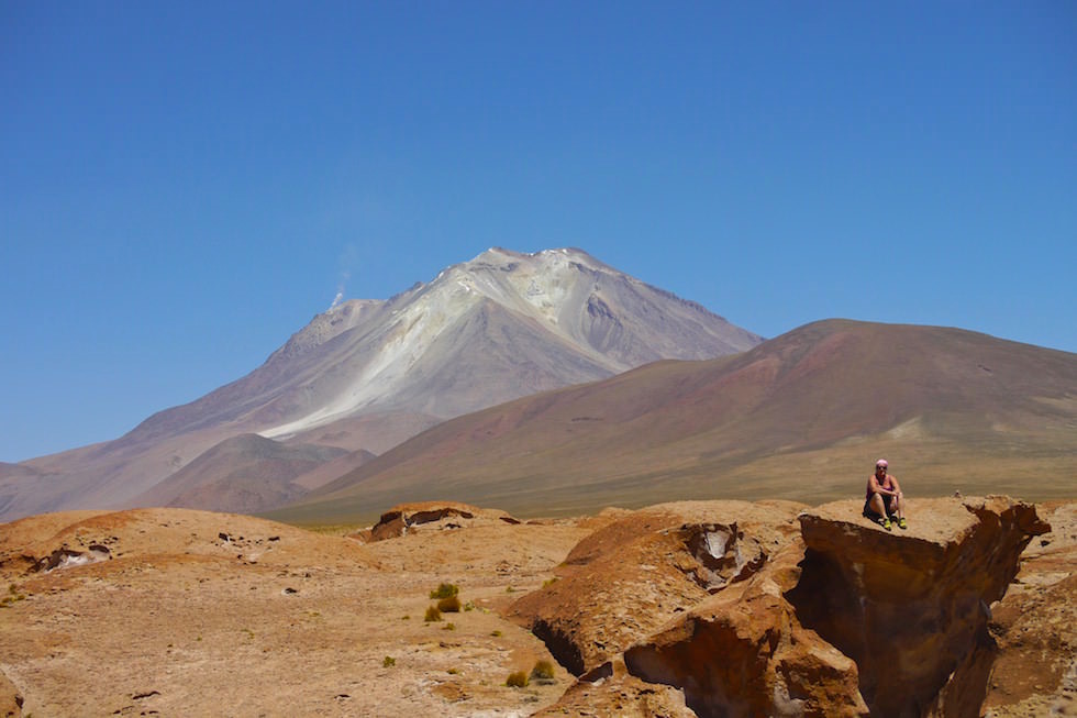 Vulkan Ollague - Volcán Ollagüe - Jeeptour Salar de Uyuni Bolivien