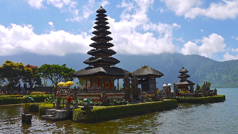 Pura Ulun Danu Bratan oder Pura Bratan Wassertempel in Zentral Bali