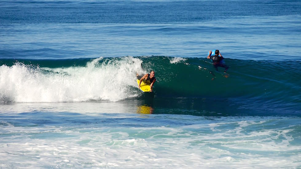 Surfen am Green Point in Angourie - Yamba -Clarence Coast - New South Wales Australien