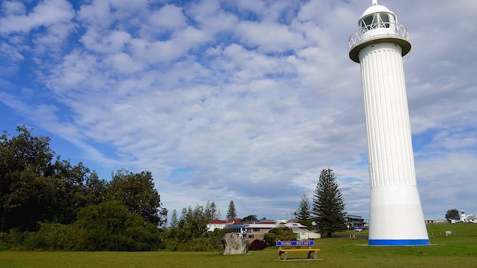 Leuchtturm Yamba -Clarence River - New South Wales Australien