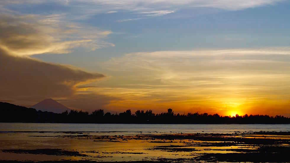 Sonnenuntergang Gili Meno Indonesien