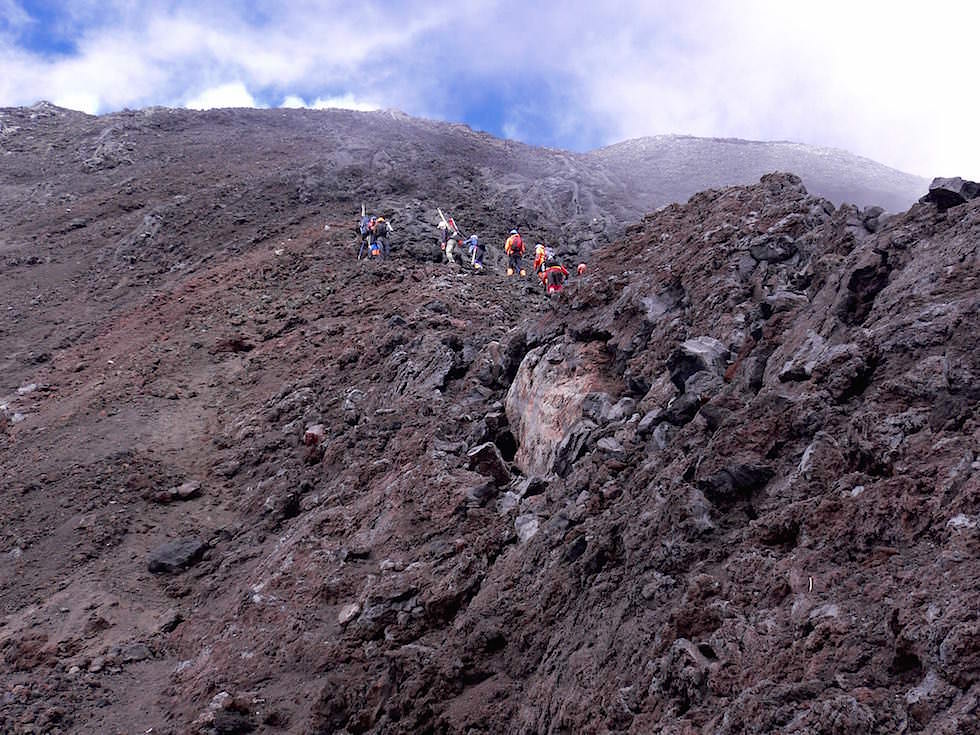 Aufstieg -Vulkan Villarrica - Pucon - Chile