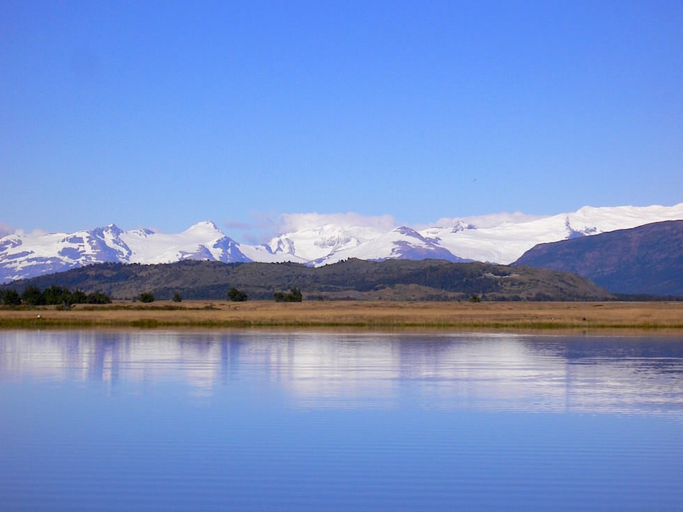 Schneeberge - Lago Pehoe - Torres del Paine Nationalpark - Patagonien, Süd-Chile