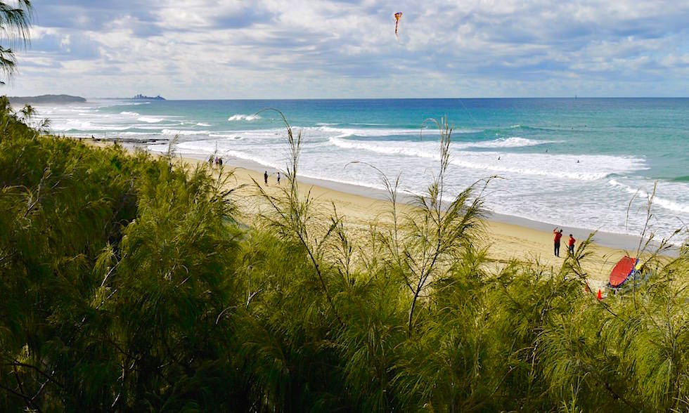 Strandzugang Dicky Beach Queensland