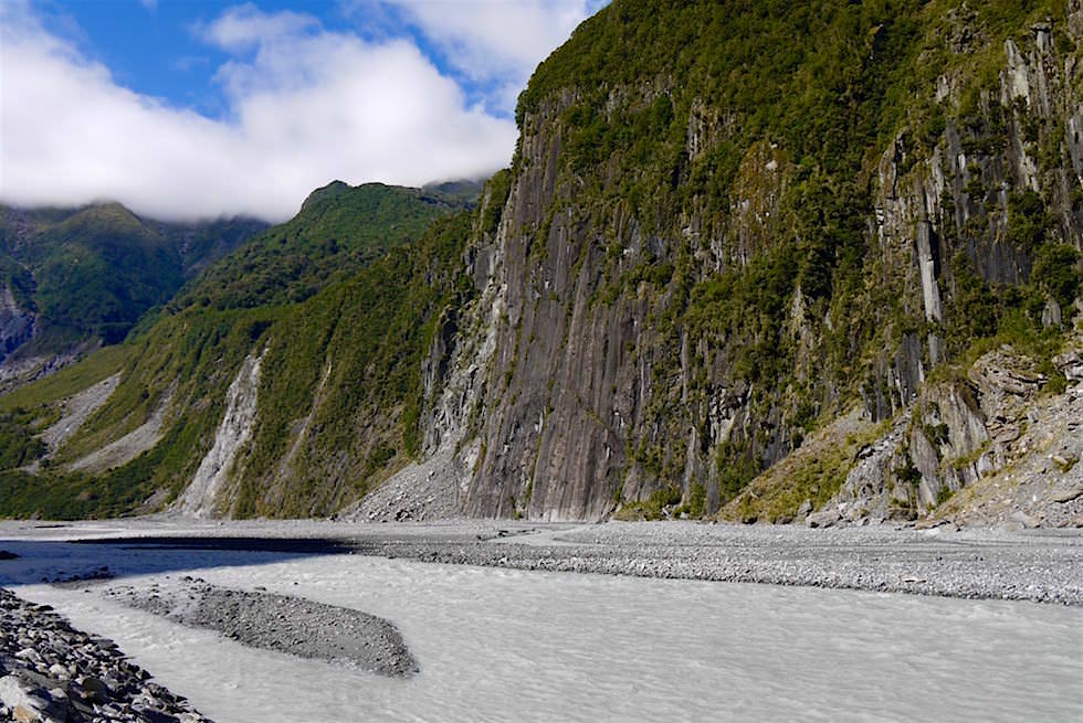 Fox River & Tal - Fox Gletscher - Westland Neuseeland Südinsel