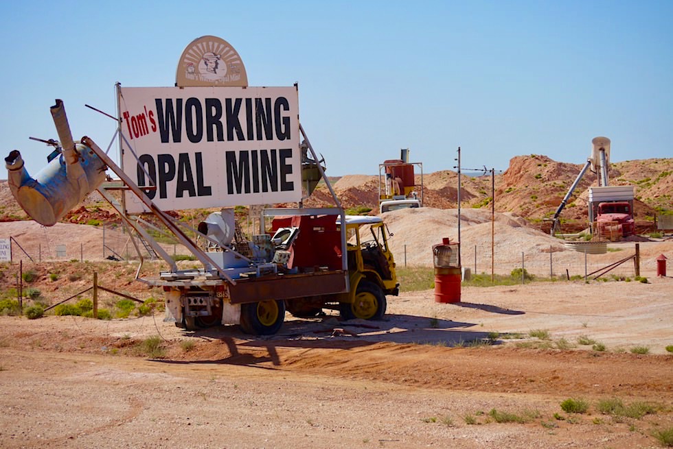 Coober Pedy - Arbeiten in einer Opalmine - South Australia