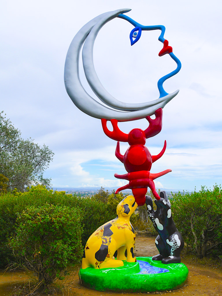 Tarot Garten von Niki de Saint Phalle - Der Mond - Toskana, Italien