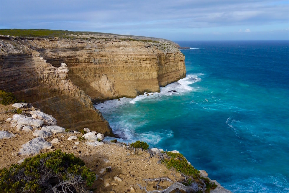 Faszinierende Klippen an der Blue Whale Bay - Whalers Way auf Eyre Peninsula - South Australia