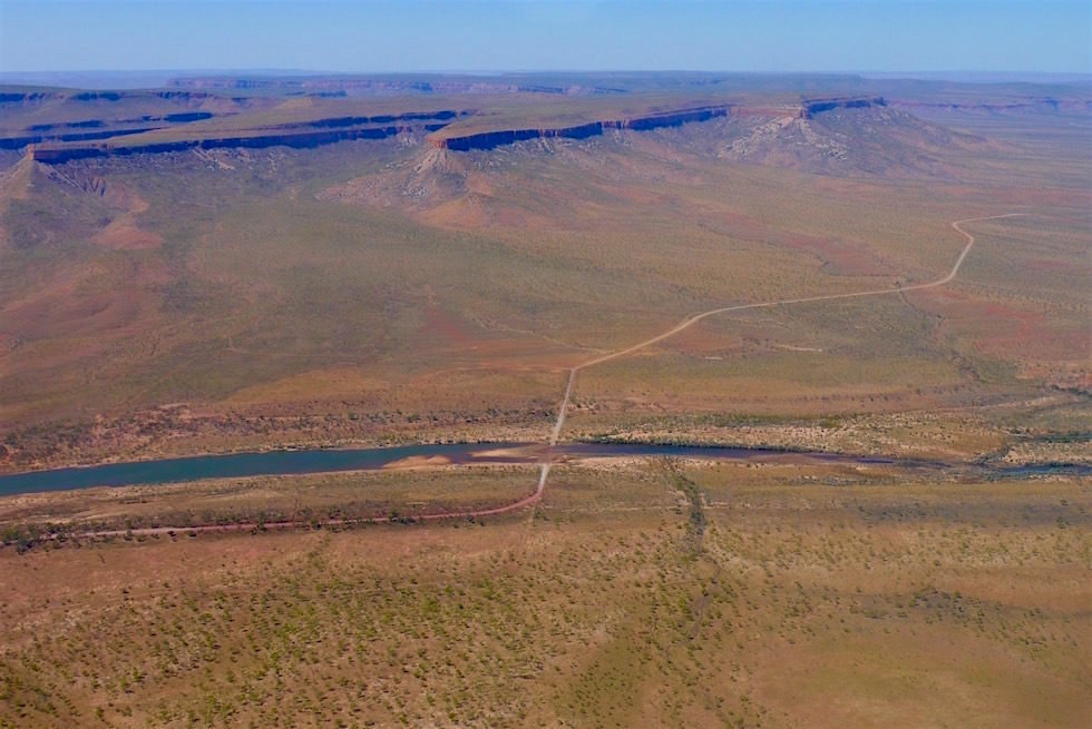 Flug - Pentecost River Crossing - Kingfisher Scenic Flight - Kimberley, Western Australia