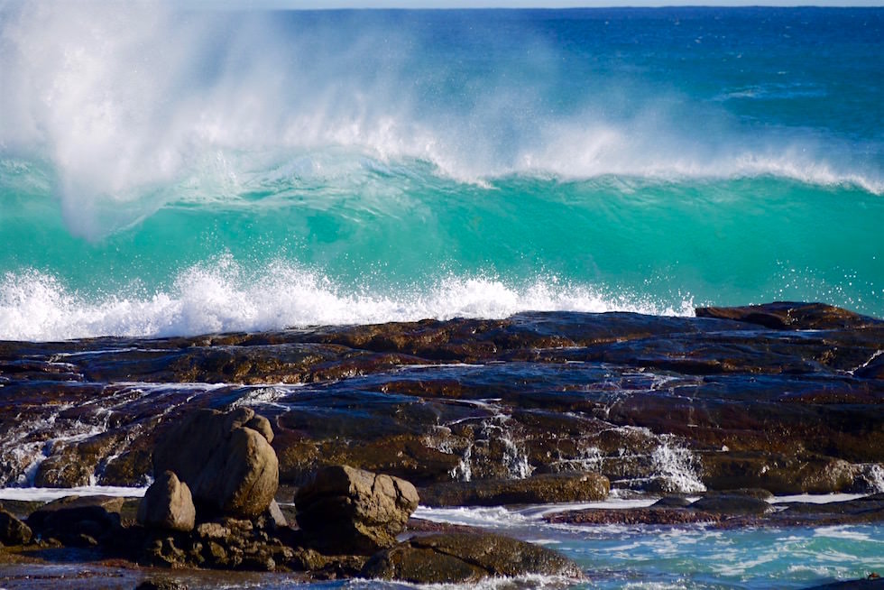 Tosende Wellen am Prevelly Beach bei Margaret River - Western Australia