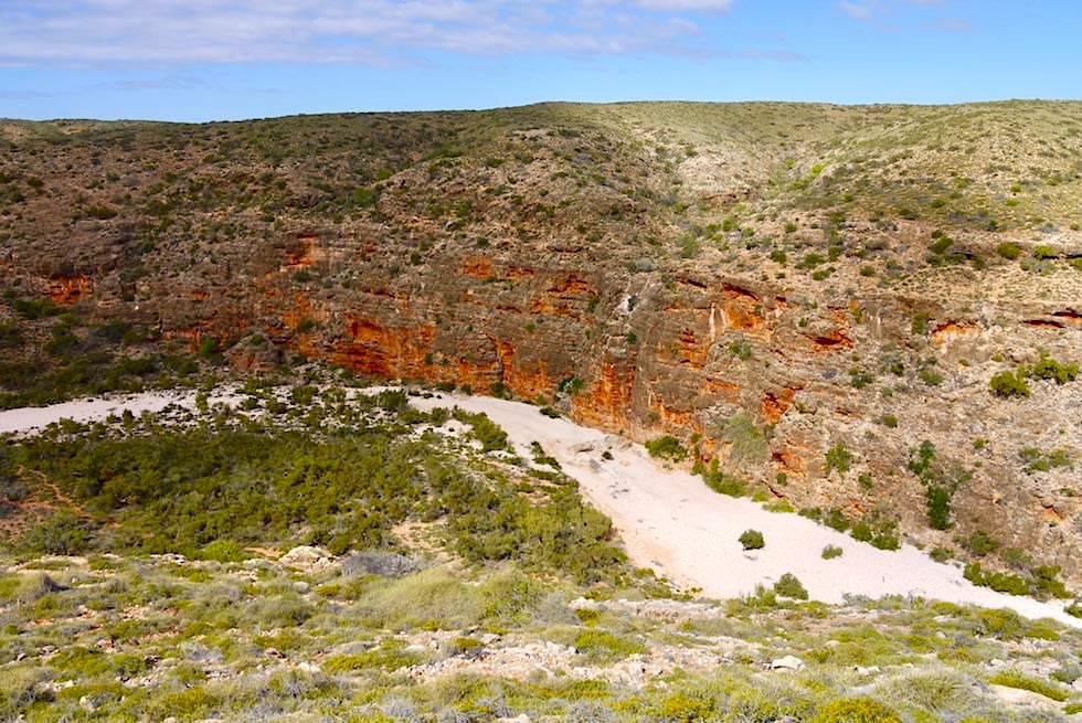 Ausblick in die Mandu Mandu Gorge -Wandern im Cape Range National Park - Western Australia