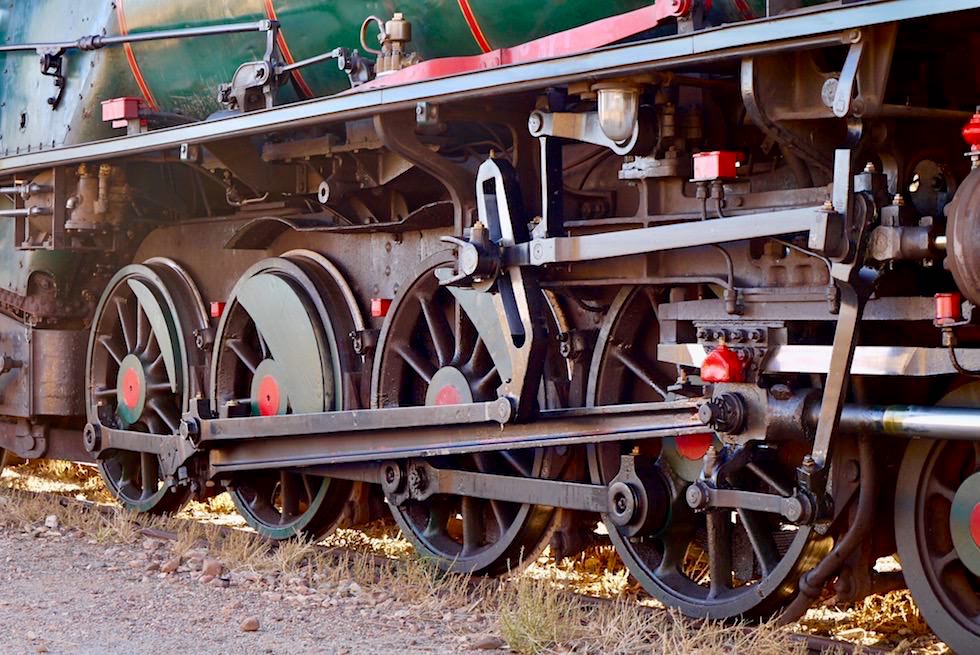 Pichi Richi Pass - Lokomotive Räder - South Australia