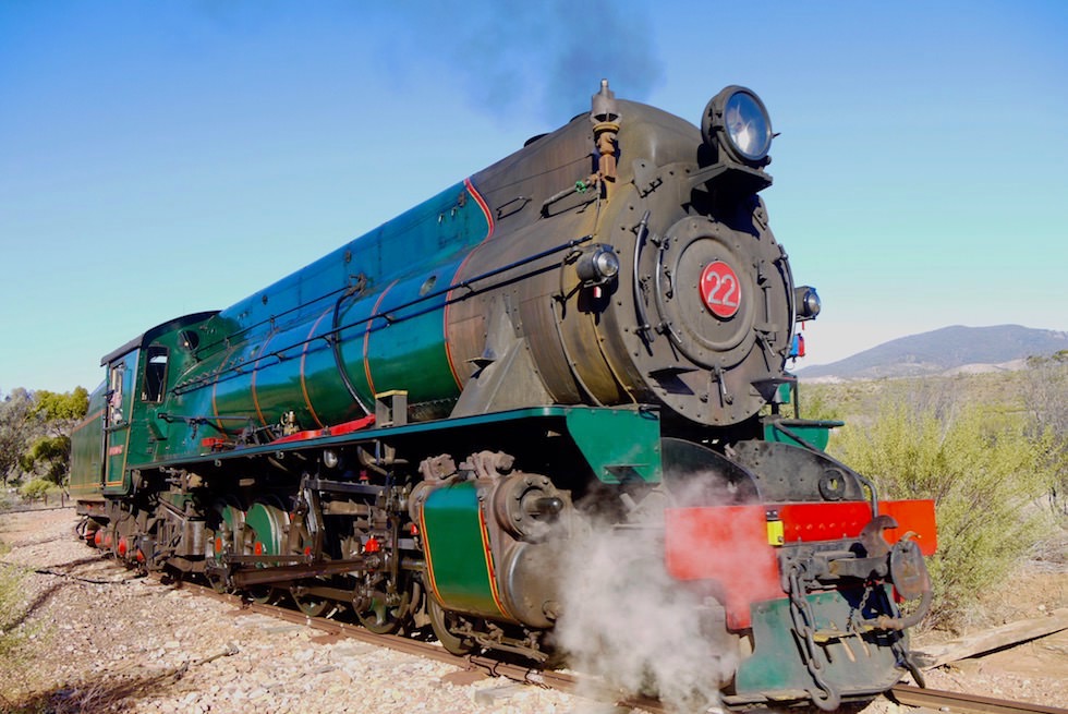 Richi Pichi Explorer Tour - Dampflokomotive aus Quorn - South Australia