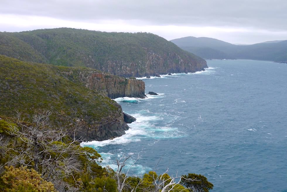 Blick in Richtung Fortescue Bay - Cape Hauy Wanderung - Tasman National Park - Tasmanien