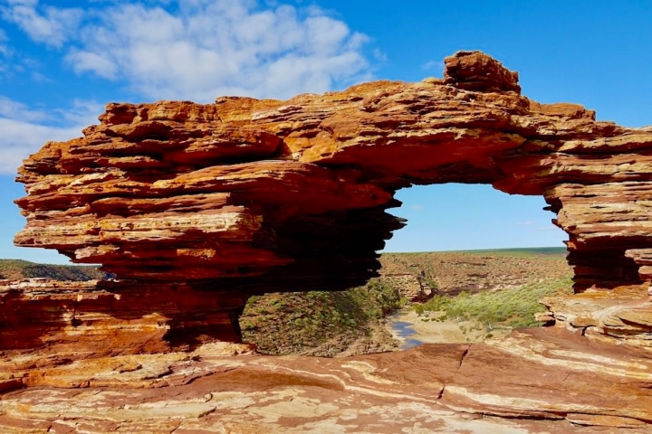 Highlight des Kalbarri National Parks: Nature's Window mit Blick auf den Murchison River - Western Australia