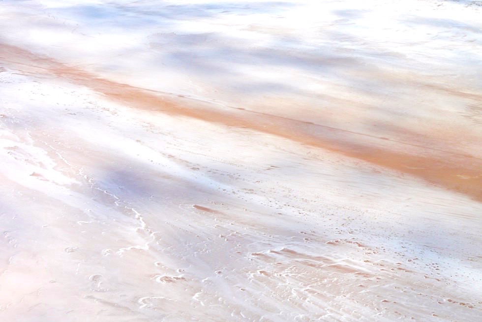 Lake Frome in den nördlichen Flinders Ranges - Ufer wie ausgeschüttete Milch - Outback South Australia