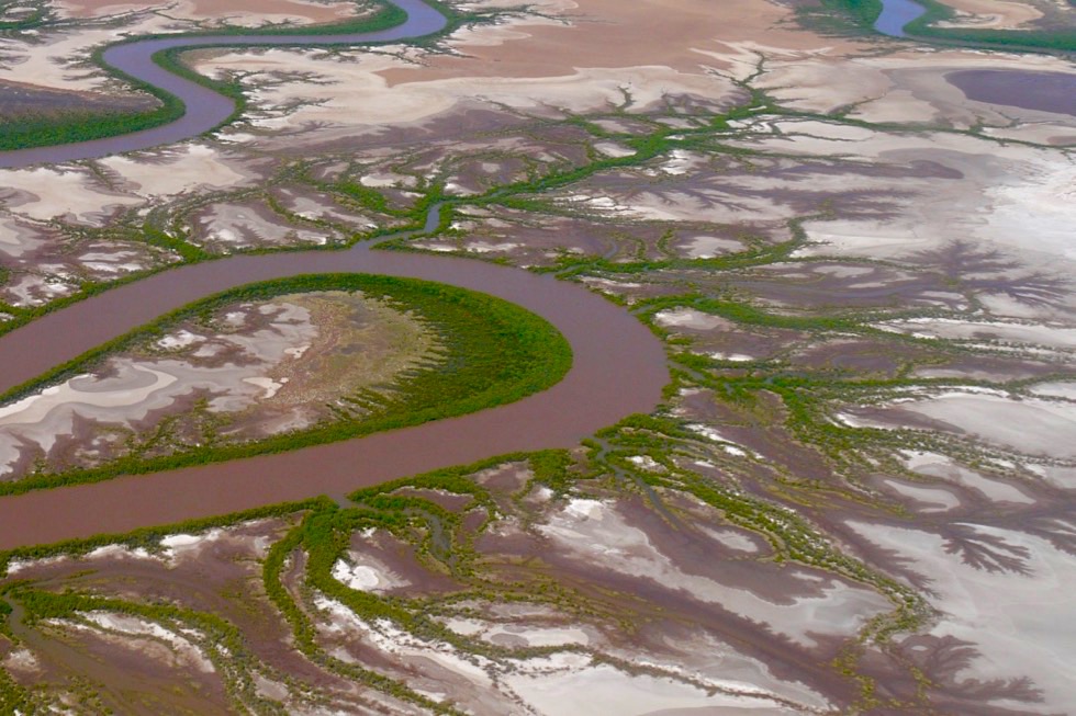 Cambridge Gulf - Five Rivers treffen hier aufeinander & unendlich viele Wasserarme - Wyndham, Kimberley - Western Australia