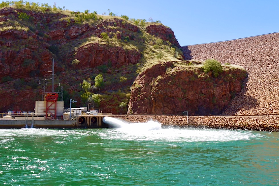 Alternative Energien: Ord River Hydro Power Station - Lake Argyle - Kimberley, Western Australia
