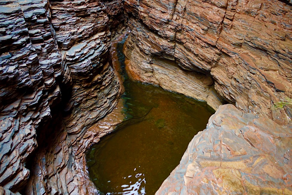 Karijini National Park - Weano Gorge: Beeindruckende Tiefblicke - Pilbara - Western Australia