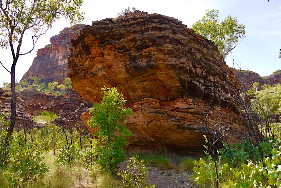 Keep River National Park - Bunte Sandsteinfelsen wie bei den Bungle Bungles - Top End, Northern Territory
