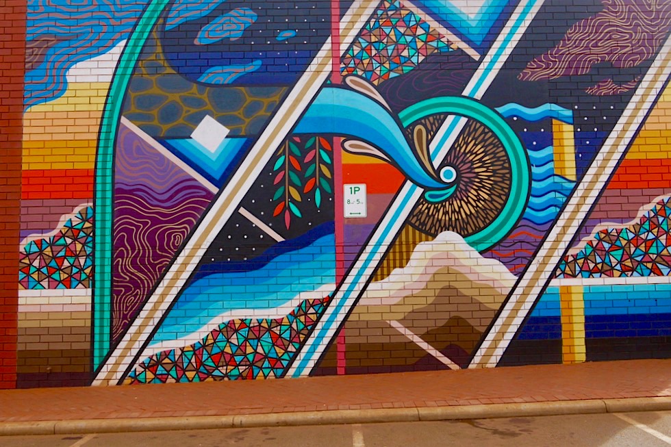 Port Hedland - Street Art beim Visitor Centre - Pilbara - Western Australia