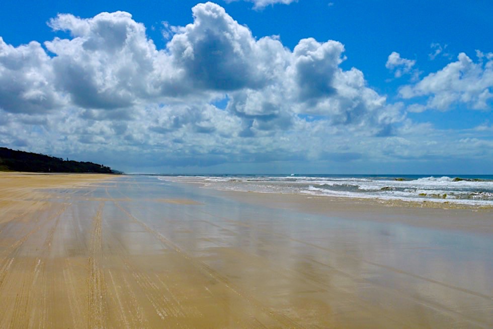 Fraser Island - Berühmter 75 Mile Beach im Westen der Insel - Queensland