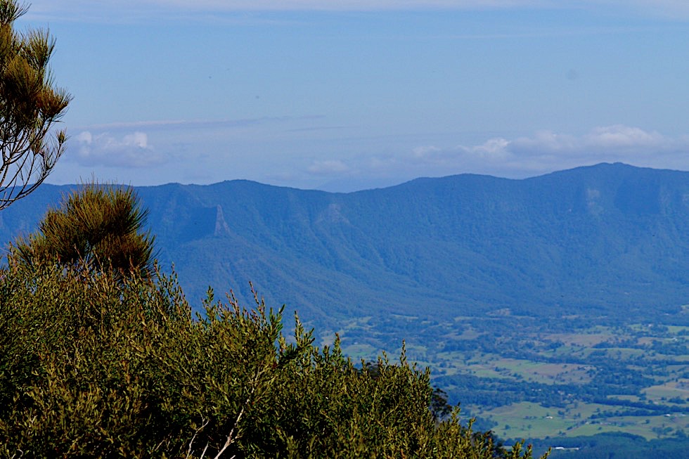 Tweed Valley entstand durch einen der größten Vulkane Australiens: Tweed Volcano - New South Wales