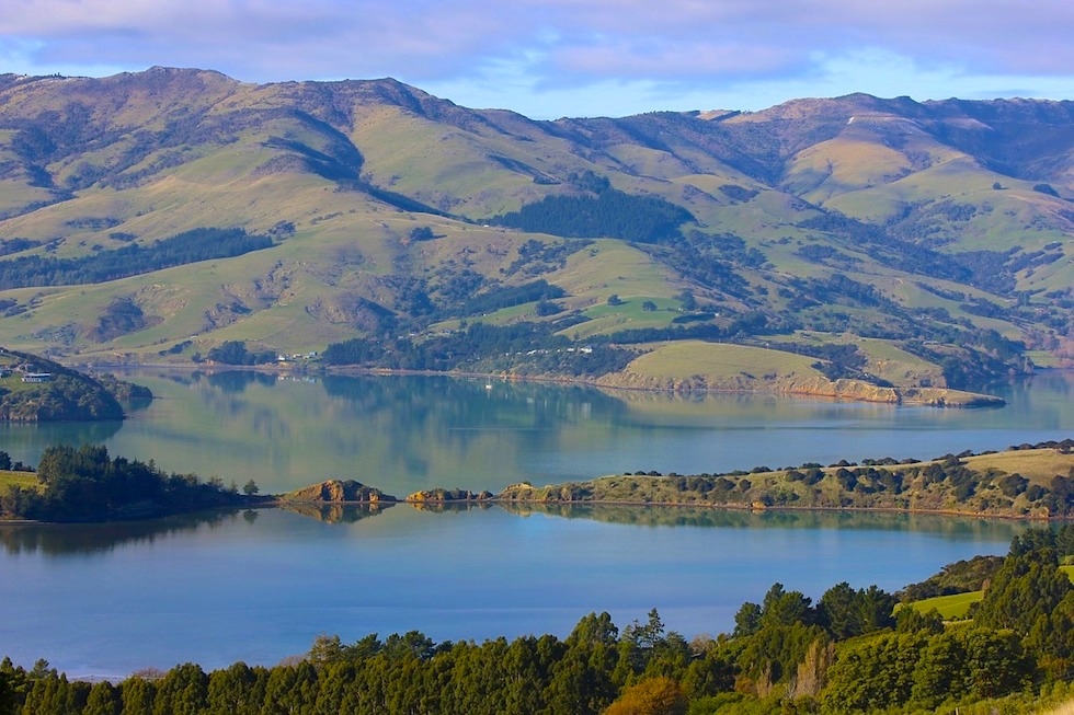 Reisebericht Banks Peninusla Road Trip - Blick auf die Onawe Peninsula - einzigartige Naturland mit vielen Geheimtipps - Canterbury - Südinsel Neuseeland
