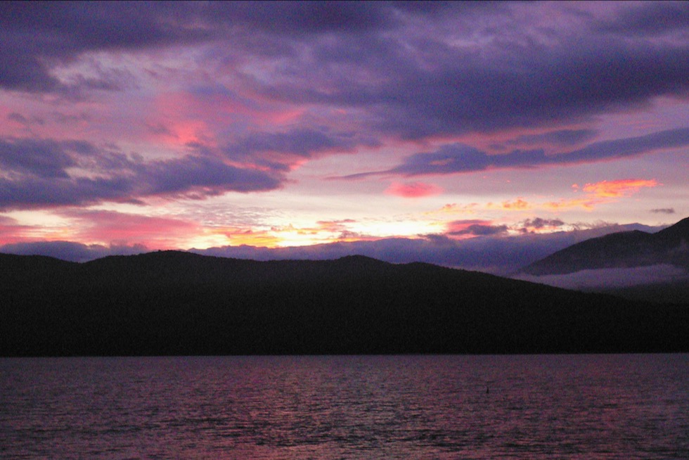 Lake Manapouri - Sonnenuntergang - Südinsel Neuseeland