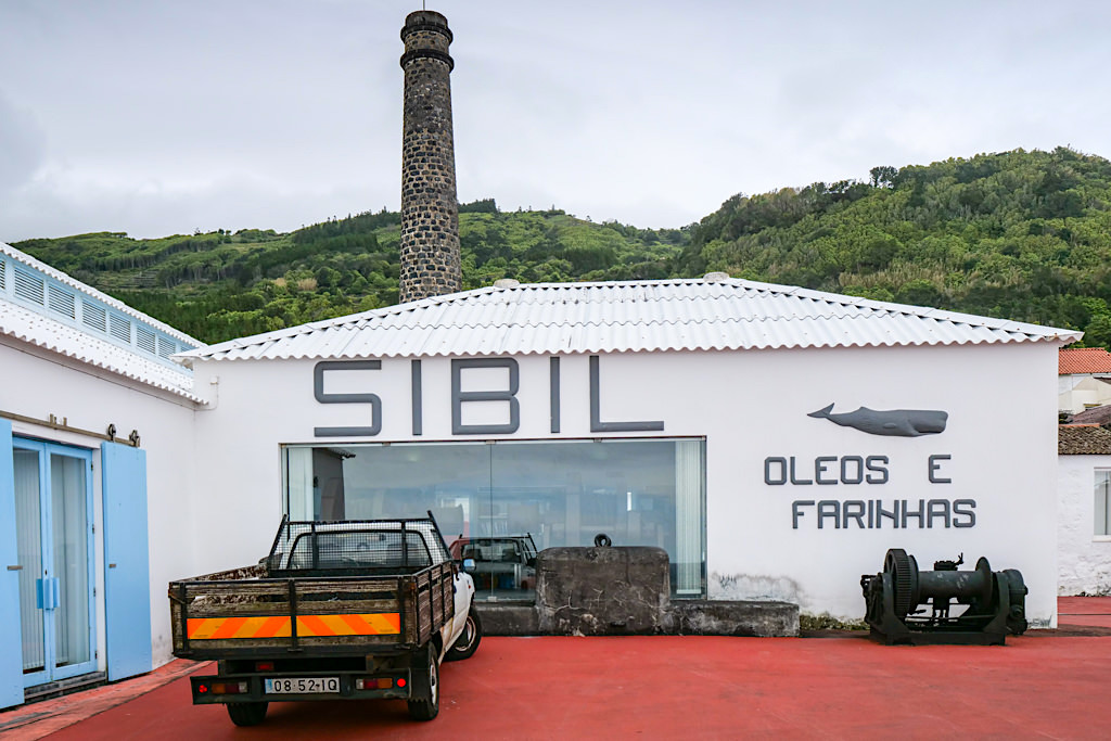 Alte Walfabrik in Lajes do Pico ist heute ein Museum - Azoren