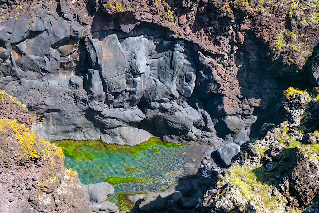 Faja do Ouvidor - Pocas: wunderschöne, natürliche Badebecken in Felsbuchten - Sao Jorge, Azoren