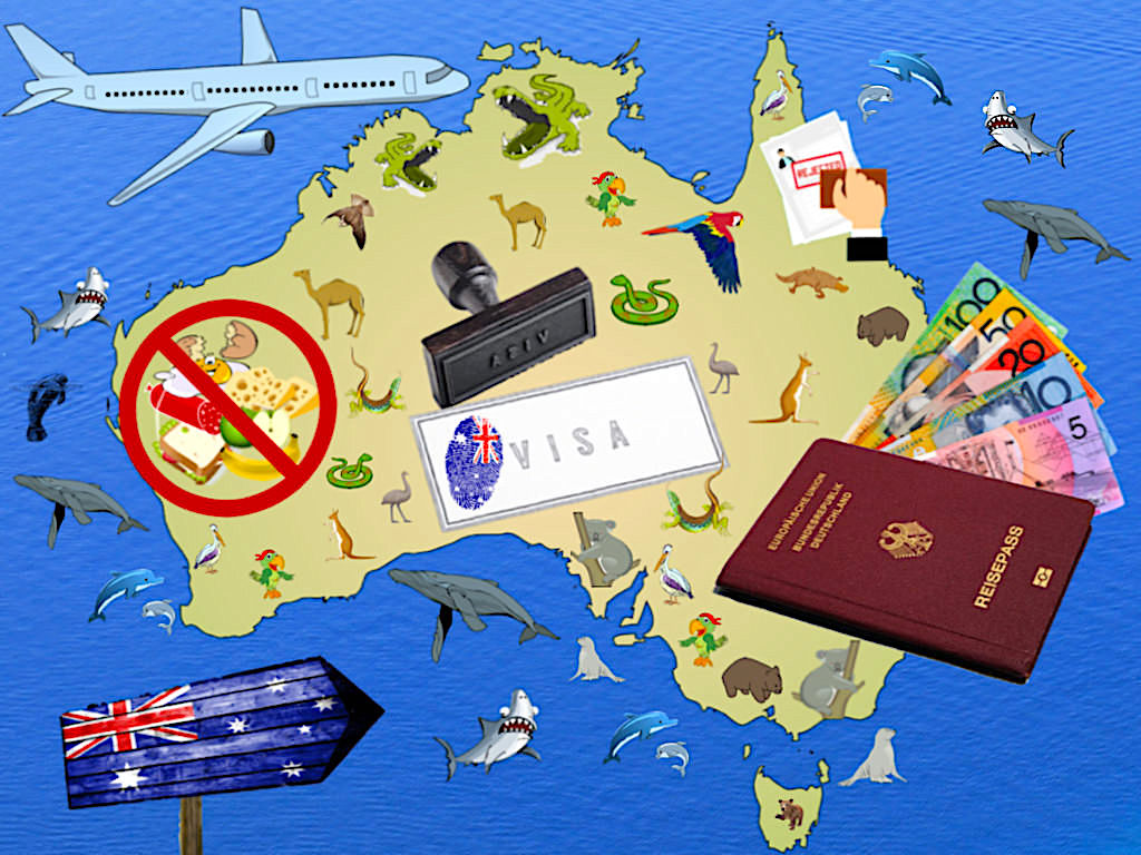 Australien Visum: Welches Touristenvisum ist das richtige? Wie kannst du das Australien Visa beantragen - Einfuhrbestimmungen & Mehrwertsteuer-Rückerstattung GST