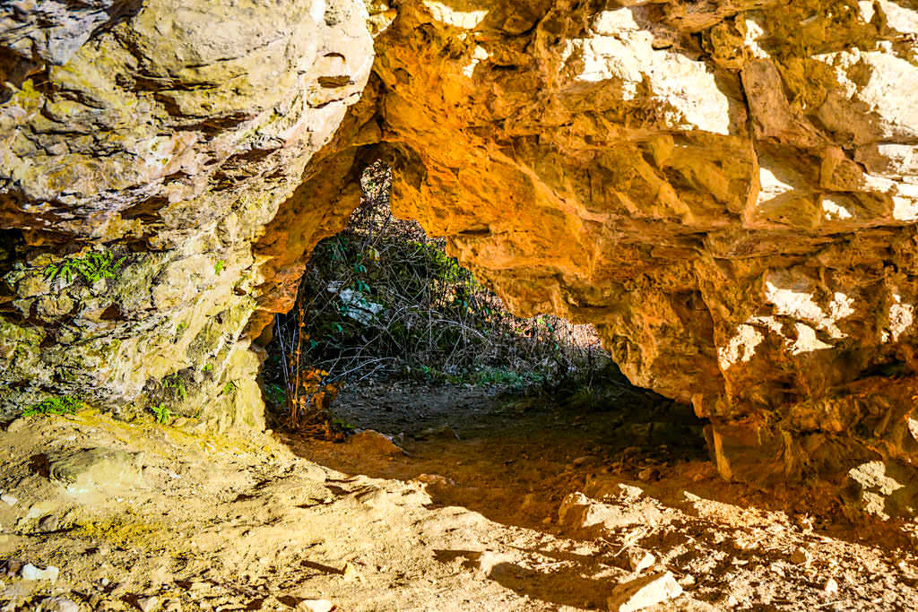 Mauerner Höhlen - abenteuerliche kleine Durchgänge - Altmühltal Geotope - Bayern