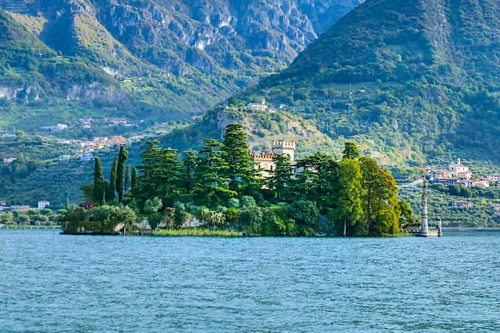 Isola di Loreto eine der 3 Insel im Iseosee - Oberitalienische Seen