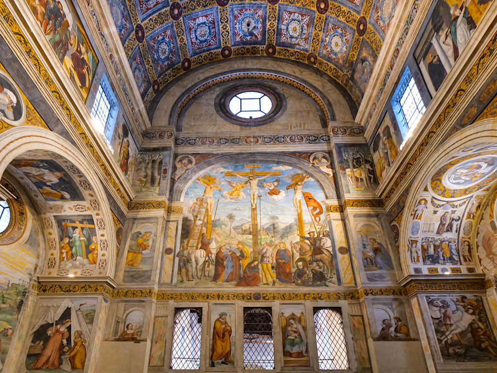 Atemberaubend faszinierendes Museum Santa Giulia & San Salvatore zeigt die Geschichte von 3000 Jahren in Brescia - Italien
