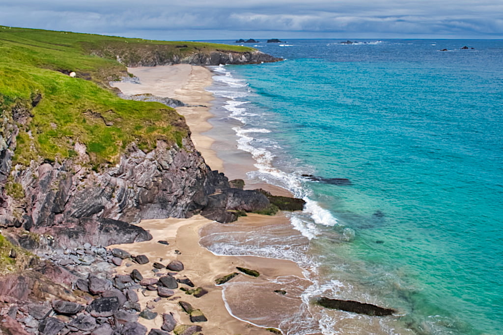 Great Blasket Island Beach ein herrlicher Strand an dem sich auch Robben tummeln - Irland