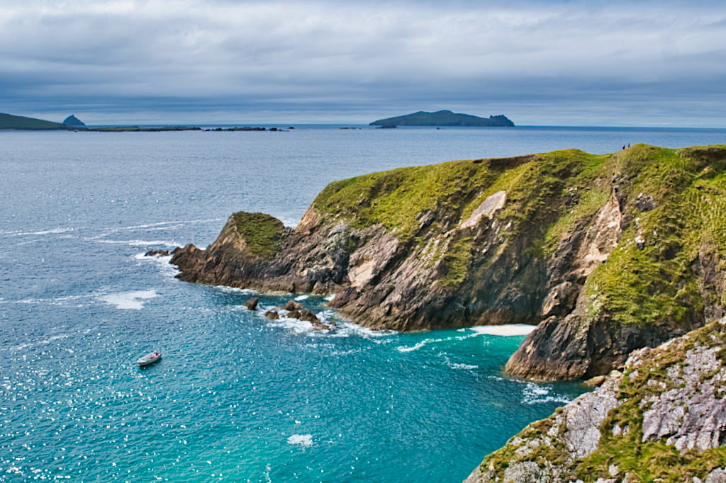 Faszinierende Steilküste beim Dunquin Pier - Dingle Peninsula Highlights - Irland